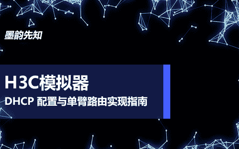 新华三模拟器实战：DHCP 配置与单臂路由实现指南